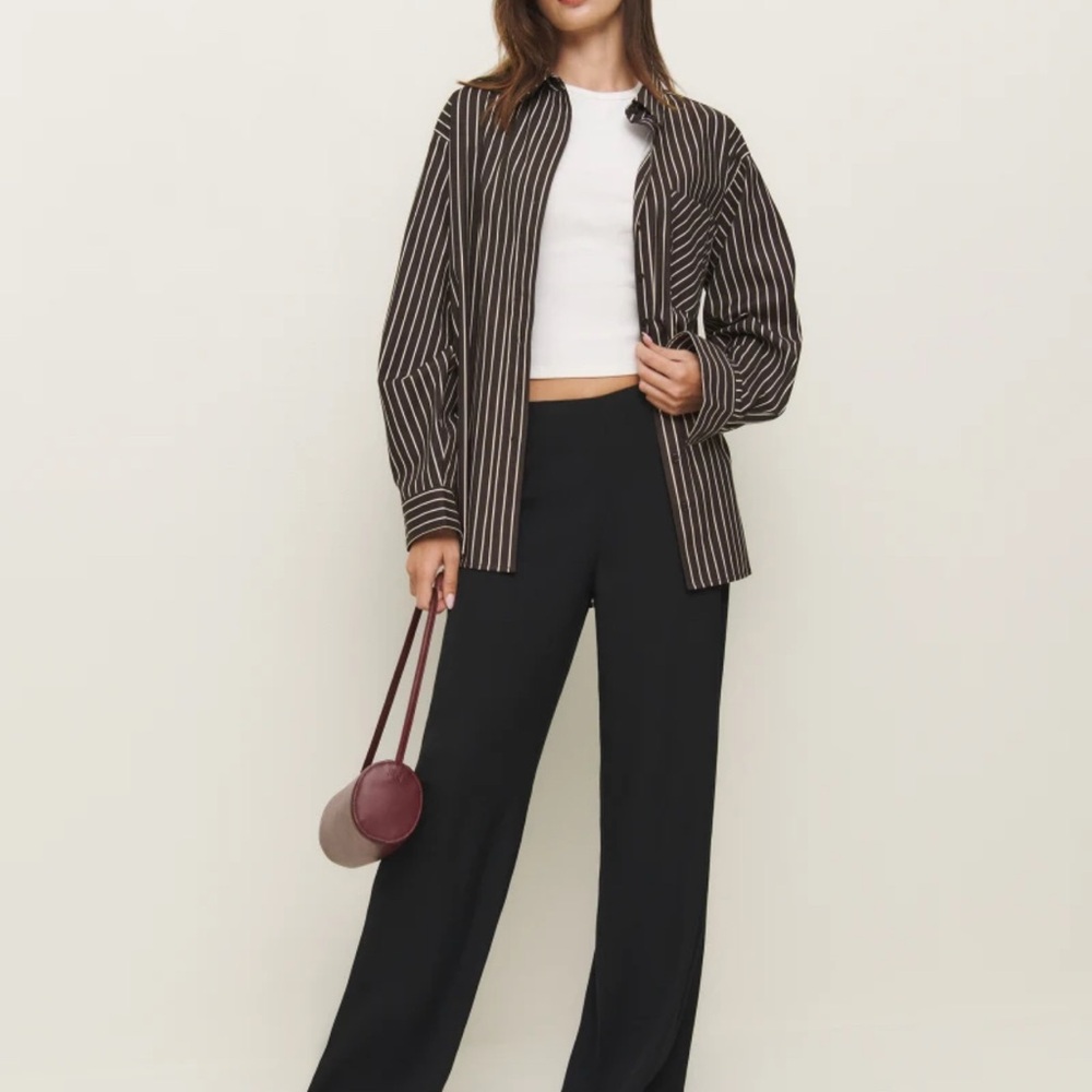 NWT Reformation Hallie Mid Rise Pants - Petite